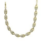 5mm Cuban Chain Bracelet Classic Brass Men Women Jewelry