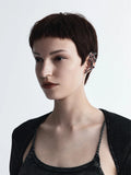 Geometric Metal Ear Clip Earring, No Pierce Punk Jewelry