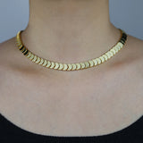 Moon Shaped Tennis Chain Bracelet for Women - Classic Jewelry
