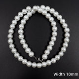 Men's Bead Necklace Strand Jewelry Gift