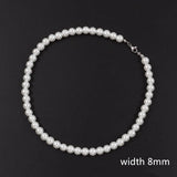 Men's Bead Necklace Strand Jewelry Gift