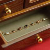 Colorful Rainbow Gems CZ Bracelet Bangle