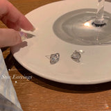 Planet Stud Earring Women Ear Pierced Wedding Party Jewelry Gift