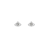 Planet Stud Earring Women Ear Pierced Wedding Party Jewelry Gift