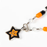 Orange Star Charm Necklace Hip Hop Punk Jewelry