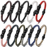 Punk Style Woven Skull Men's Bracelet