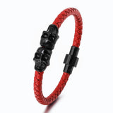 Punk Style Woven Skull Men's Bracelet