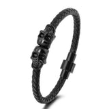 Punk Style Woven Skull Men's Bracelet