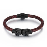 Punk Style Woven Skull Men's Bracelet