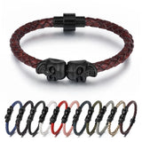 Punk Style Woven Skull Men's Bracelet