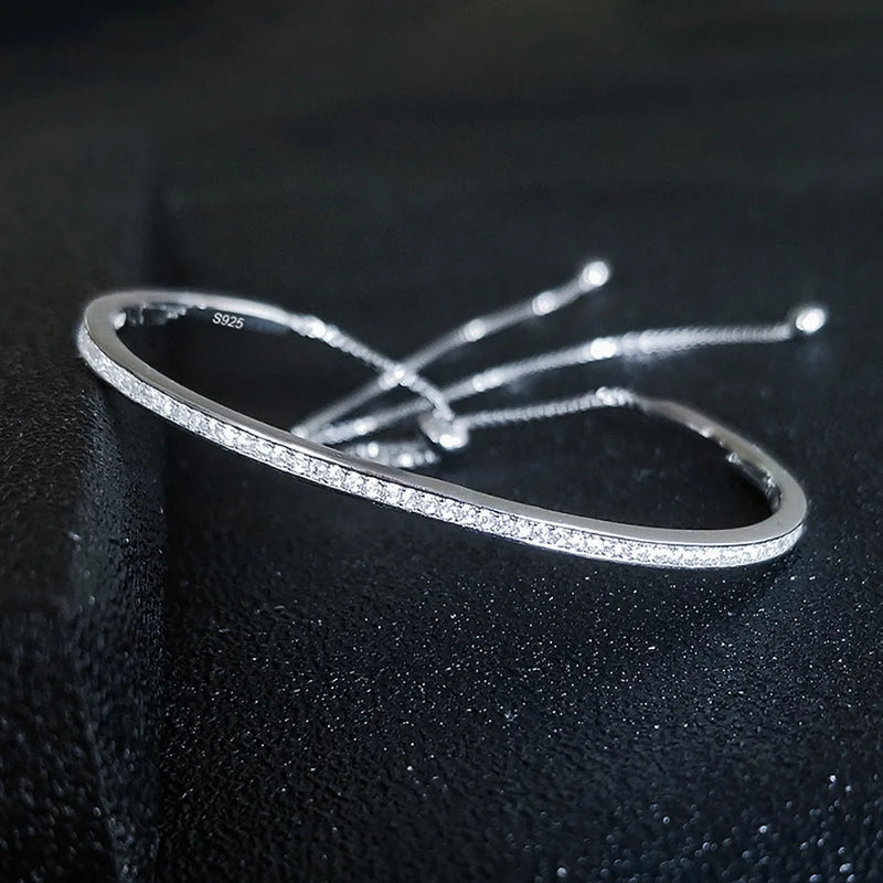 Adjustable Round Bracelet Bangle for Women - Gift Jewelry