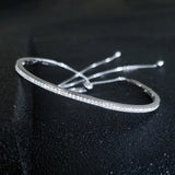 Adjustable Round Bracelet Bangle for Women - Gift Jewelry