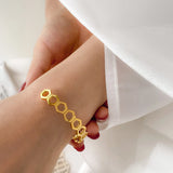 Stainless Steel Bangles Open Bracelets Classic 5mm Chain Bracelets