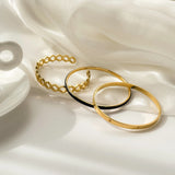 Stainless Steel Bangles Open Bracelets Classic 5mm Chain Bracelets
