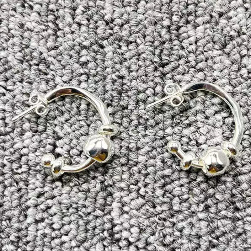 UNOde50 Electroplated 925 Silver Earrings