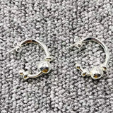 UNOde50 Electroplated 925 Silver Earrings