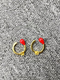 UNOde50 Delicate Electroplated 925 14K Silver Earrings Gift