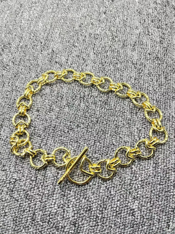 UNOde50 Electroplated 925 14K Silver Necklace Holiday Jewelry Gift