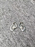UNOde50 Silver Irregular Earrings Gift
