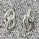 UNOde50 Silver Irregular Earrings Gift