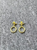 UNOde50 Silver Round Earrings Festival Jewelry Gift