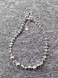 UNOde50 Silver Knot String Beads Necklace Jewelry
