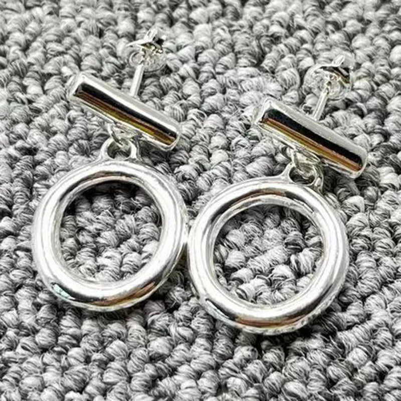 UNOde50 925 Silver Round Earrings Gift