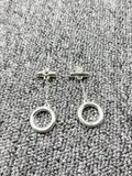 UNOde50 Silver Round Festival Earrings