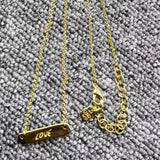 UNOde50 Love Nameplate Pendant Necklace Jewelry Gift