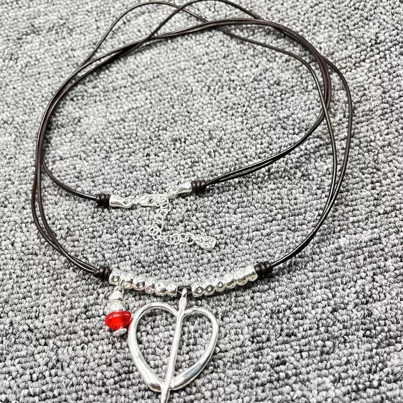 UNOde50 Silver Cross Chain Pearl Necklace Holiday Jewelry
