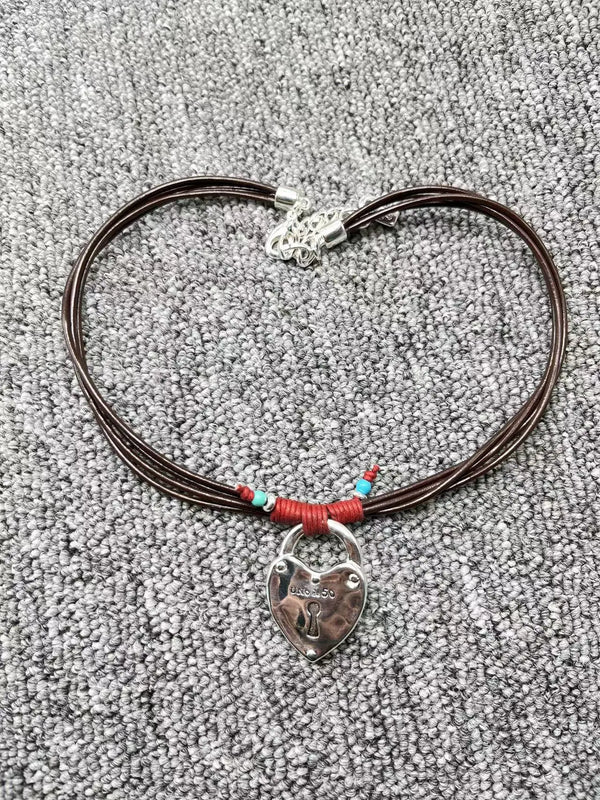 UNOde50 925 Silver Heart Necklace Jewelry