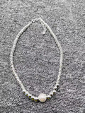 UNOde50 Silver Pearl Necklace