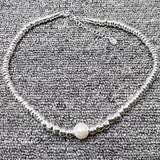 UNOde50 Pearl Necklace Silver Jewelry