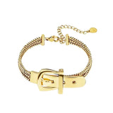 Unusual Stainless Steel Charm Bracelet for Christmas Party Girls