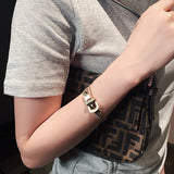 Unusual Stainless Steel Charm Bracelet for Christmas Party Girls