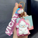 VIVICAT Cat Doll Keychain Charm Gift
