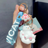 VIVICAT Cat Doll Keychain Charm Gift