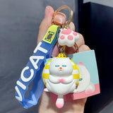 VIVICAT Cat Doll Keychain Charm Gift
