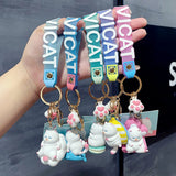 VIVICAT Cat Doll Keychain Charm Gift