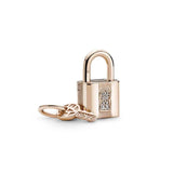 925 Sterling Silver Lock Pendant for Her, DIY Jewelry Gift