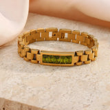 Stainless Steel PVD Couple Bracelets 18K Men Woman Unisex