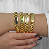 Stainless Steel PVD Couple Bracelets 18K Men Woman Unisex