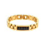 Stainless Steel PVD Couple Bracelets 18K Men Woman Unisex