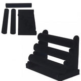 Velvet Display Holder Bracelet Ear Stud Necklace Organizer