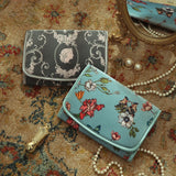 Portable Retro Jewelry Storage Roll Bag Organizer Case