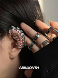 Vintage Punk Elf Ear Cuff Wrap Stud Earring