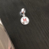 High Quality S925 Sterling Silver Lucky Cat M Logo Pendant