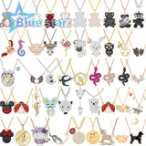 Little Girl Gift Necklace Austrian Crystal Pendant Charm Necklace