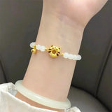 Lucky Transfer Tiger Year Bracelet Female Red Agate Student Year