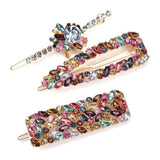 Crystal Rhinestone Hair Clip Wedding Hairpins Barrette